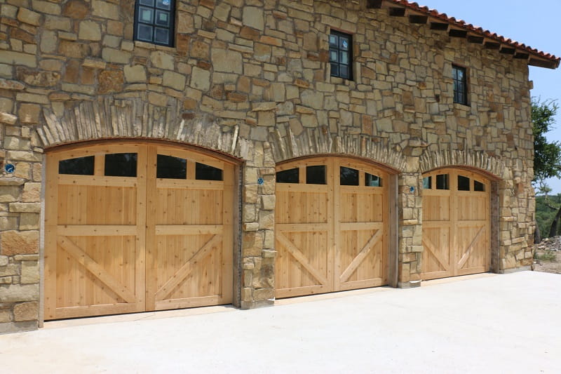 Rustic Wood Garage Doors