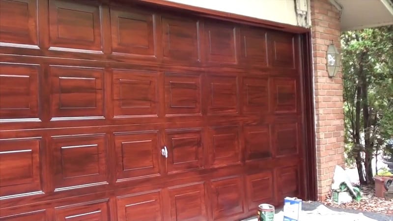 Mahogany Garage Doors